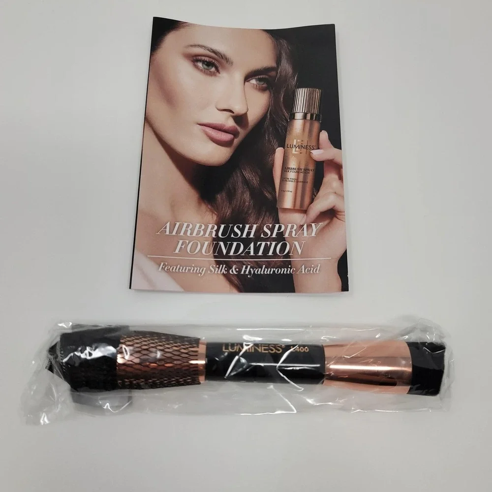 Luminess Airbrush Spray Silk Foundation‎ Primer Brush Starter Kit Light Fair 010